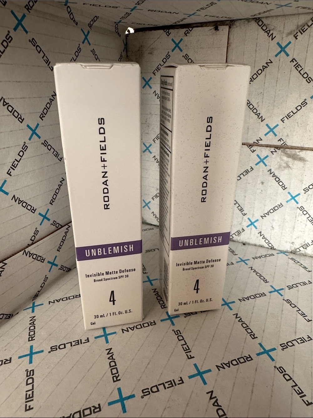 Rodan + Fields Unblemish Invisible Matte Defense SPF 30 - Shade 4 (Set of 2)